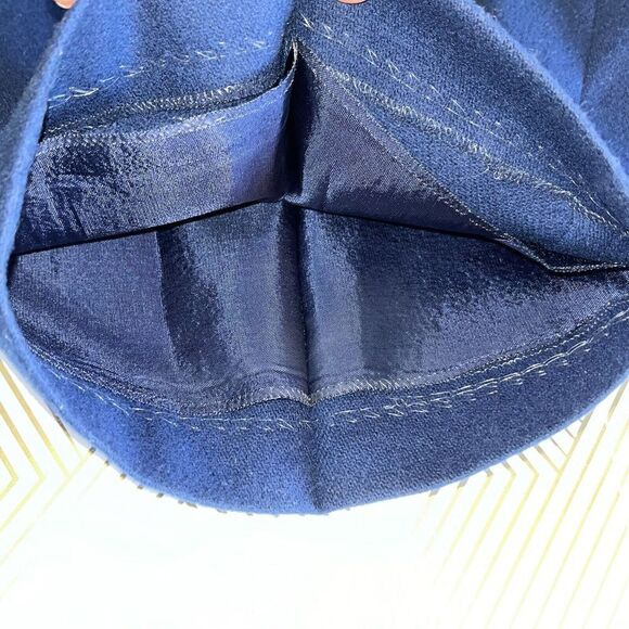 VTG Pan-her Pants Slacks Sz 13-14 Navy Blue Wool Lined Union Made In USA - Picture 11 of 11